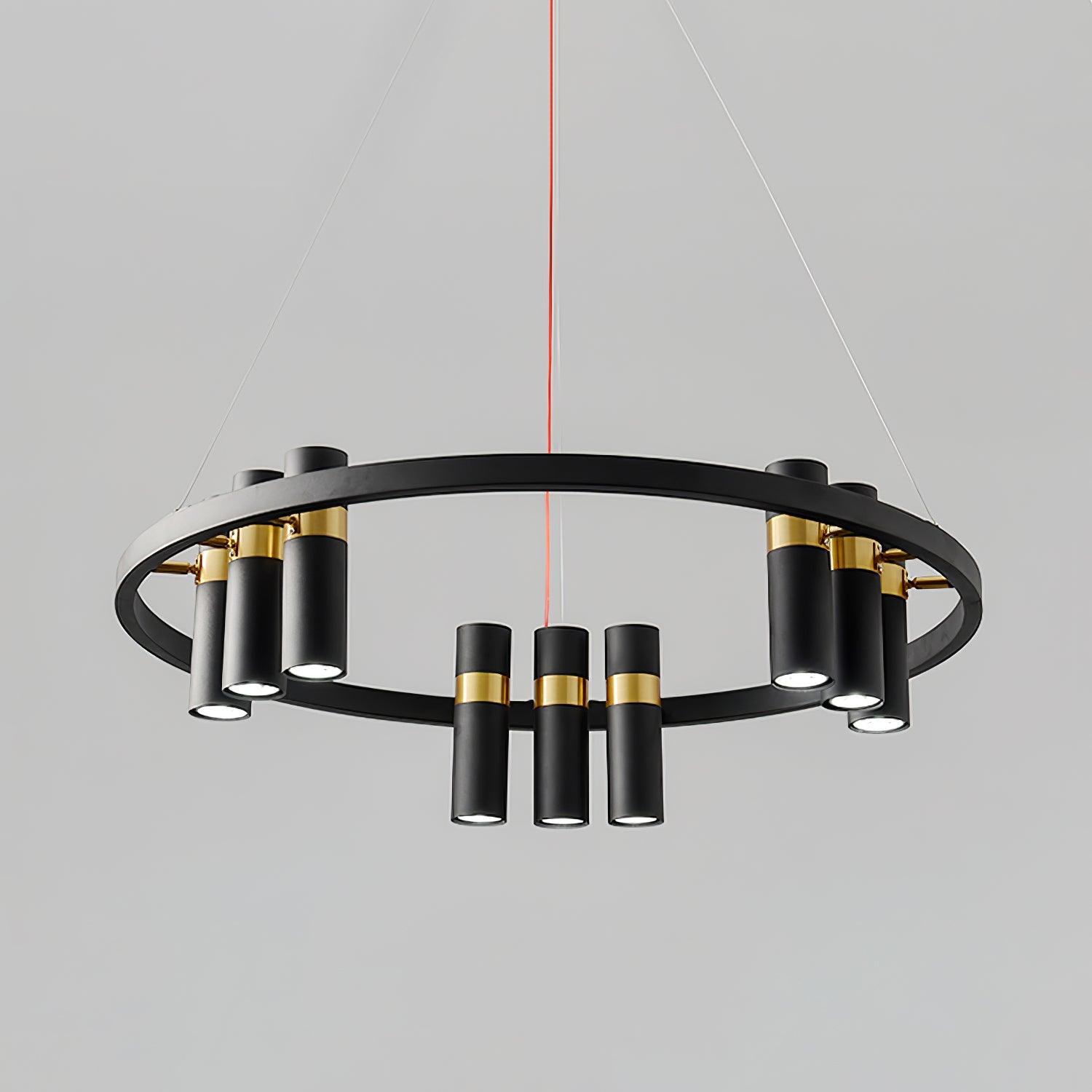 Nova Industrial Acrylic Chandelier - Lamp Outdoor