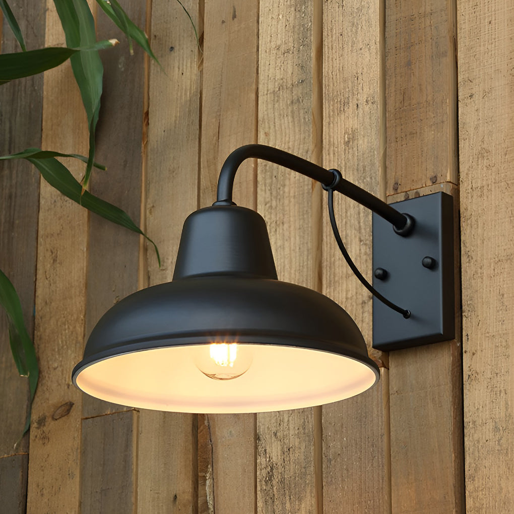 Vintage Trumpet Shaped LED Waterproof Retro Outdoor Wall Lights Wall Lamp - Lamp Outdoor