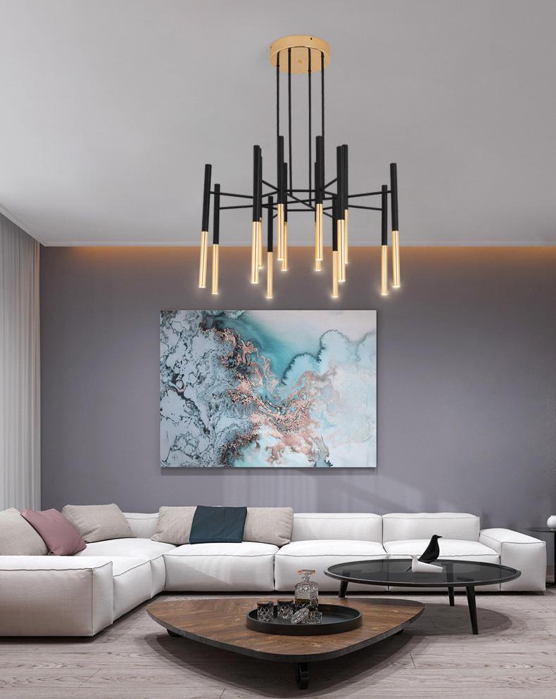 Tubular Chandelier - Lamp Outdoor