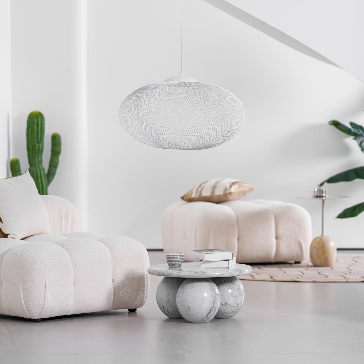 Metallic Meshwork Pendant Lamp - Lamp Outdoor