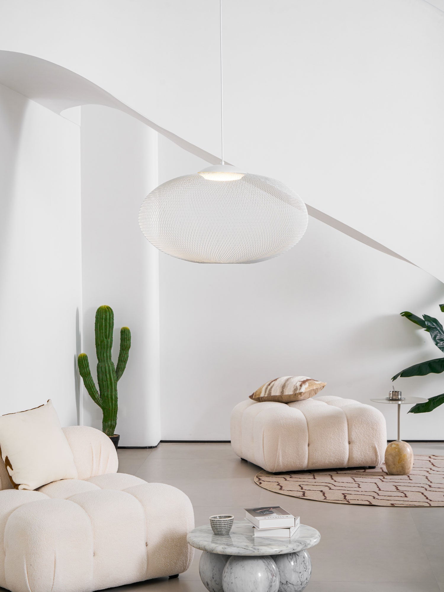 Metallic Meshwork Pendant Lamp - Lamp Outdoor