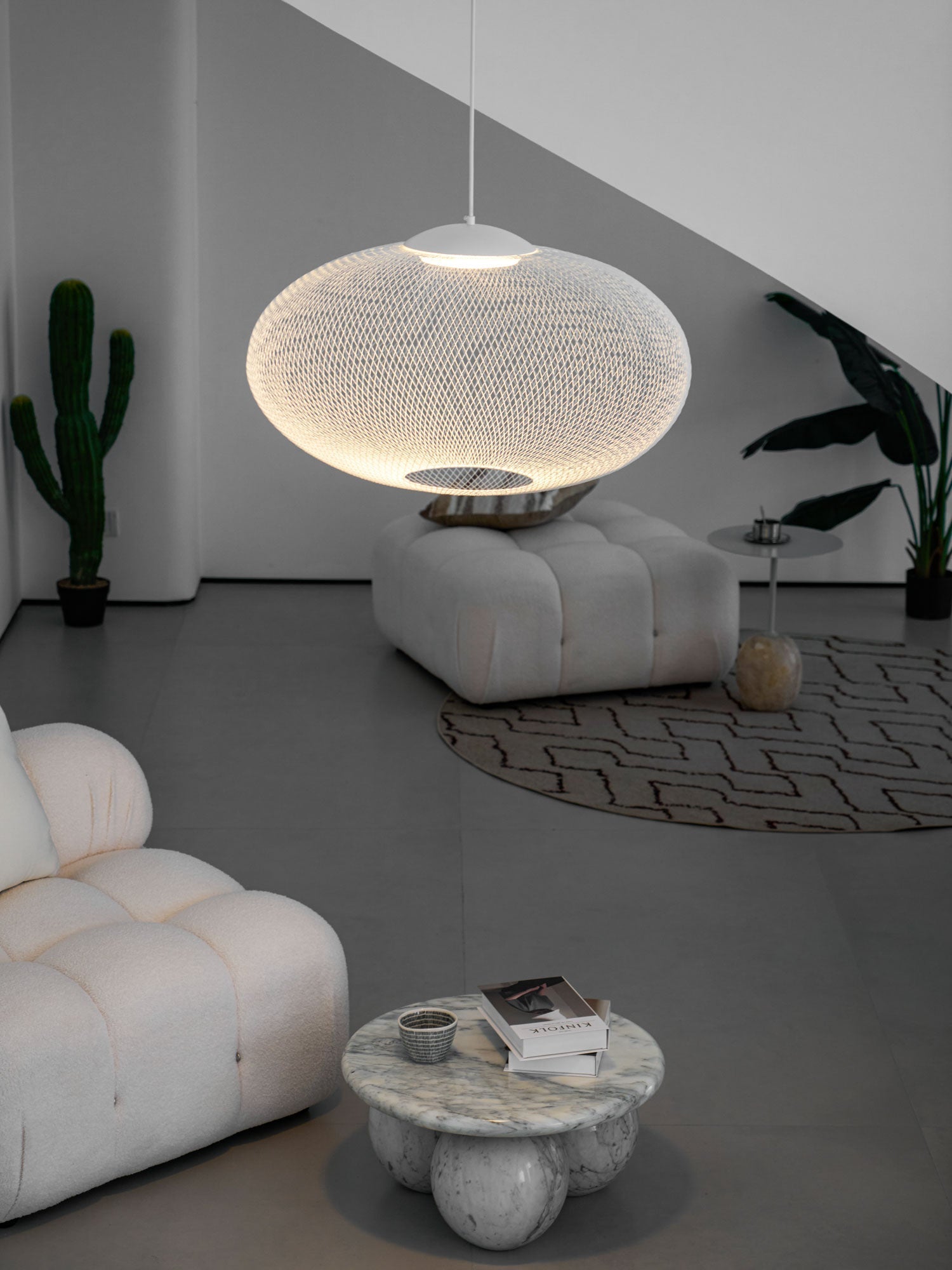 Metallic Meshwork Pendant Lamp - Lamp Outdoor