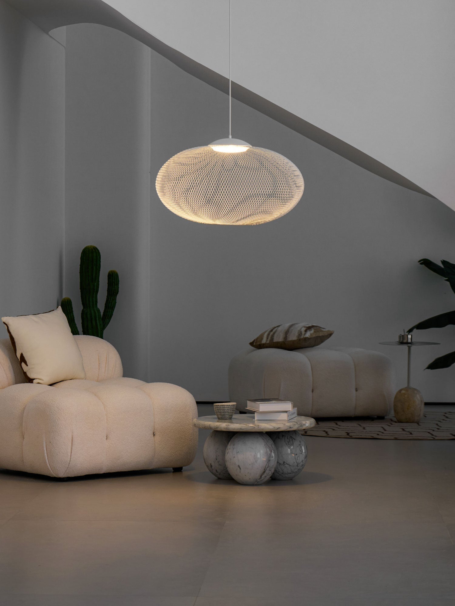 Metallic Meshwork Pendant Lamp - Lamp Outdoor