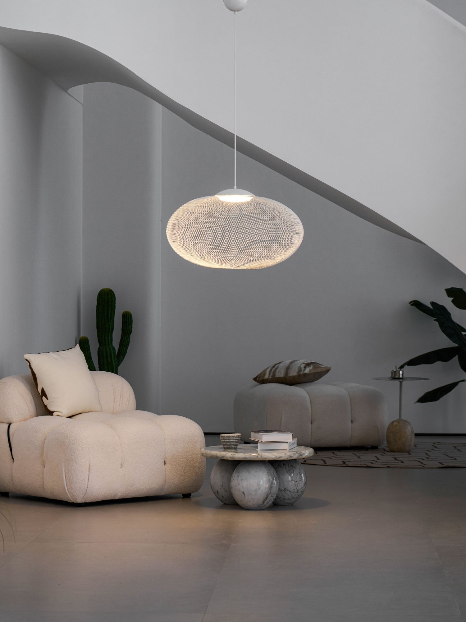 Metallic Meshwork Pendant Lamp - Lamp Outdoor