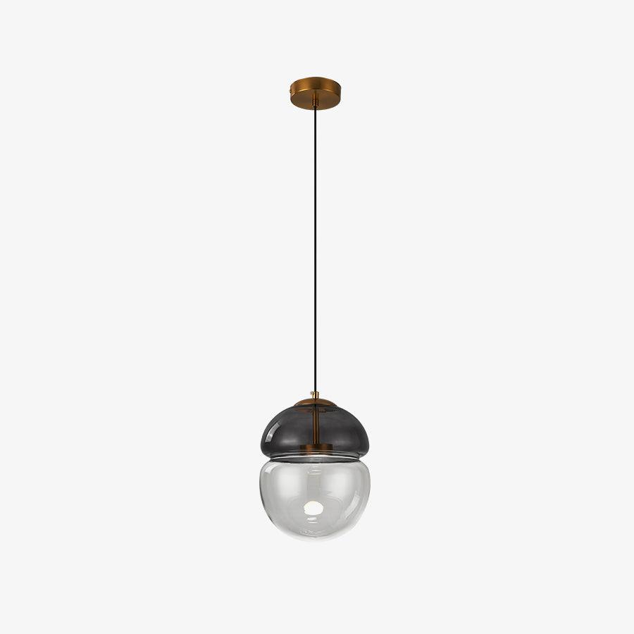 Aged Modern Minimalist Dome Metal Glass Pendant Light - Lamp Outdoor