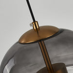 Aged Modern Minimalist Dome Metal Glass Pendant Light - Lamp Outdoor