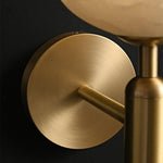 Eurzorion Floral Alabaster Brass Wall Light - Lamp Outdoor