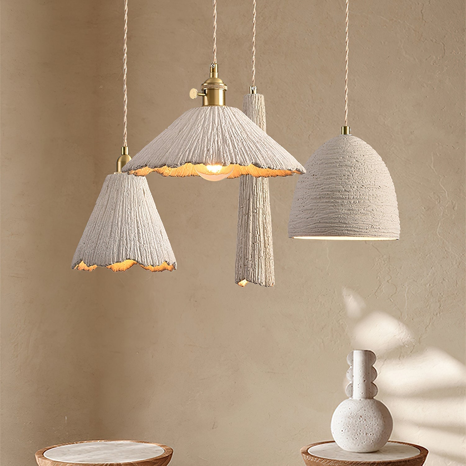Microcement Pendant Lamp - Lamp Outdoor