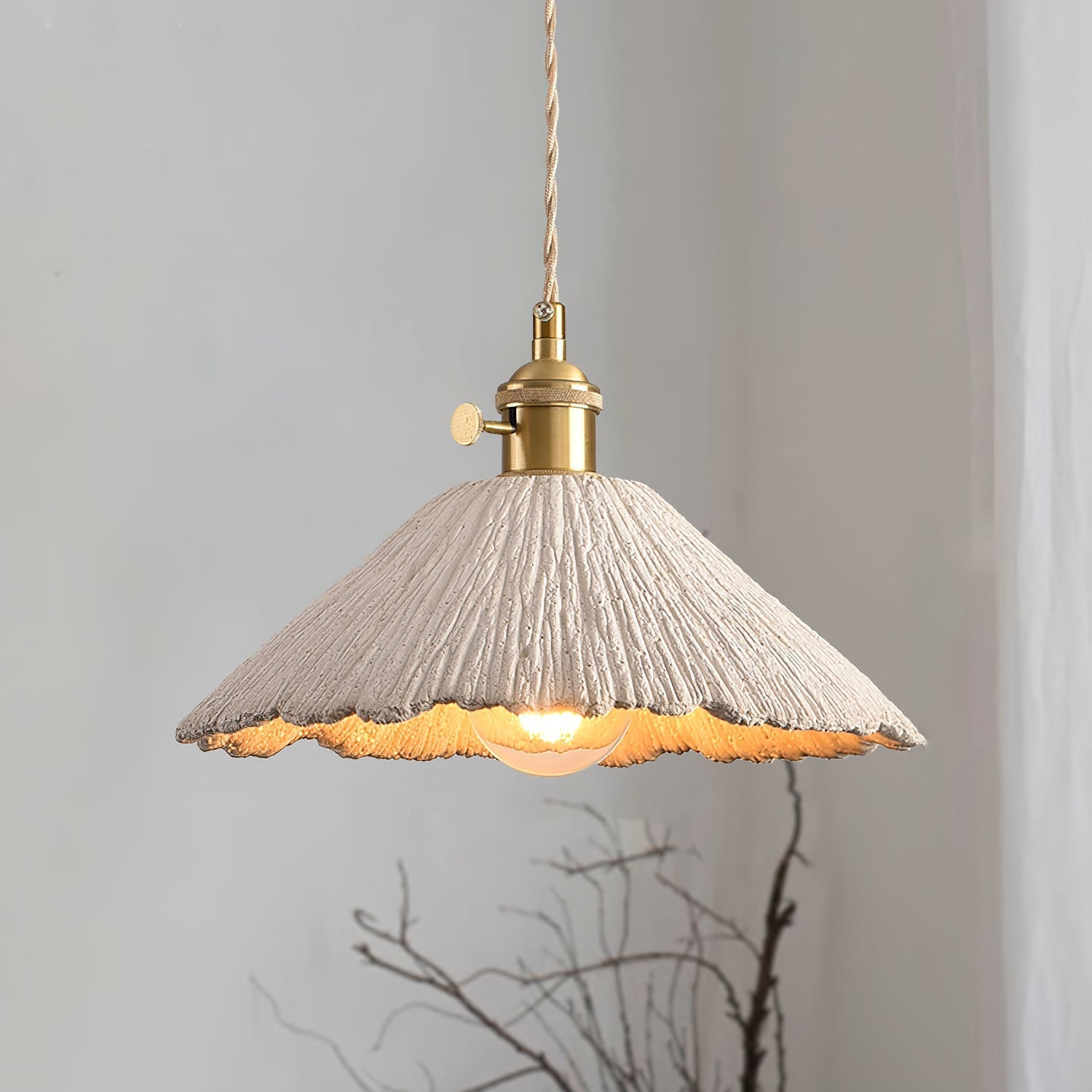 Microcement Pendant Lamp - Lamp Outdoor