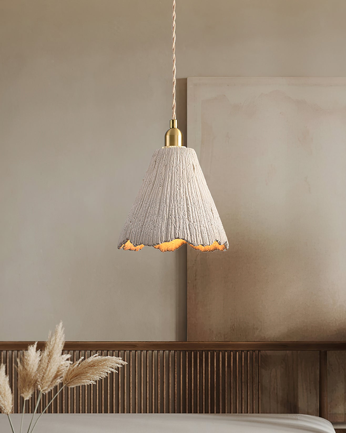 Microcement Pendant Lamp - Lamp Outdoor