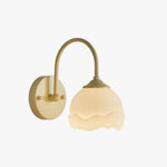 Milk White Floral Wall Lamp - Lamp Outdoor
