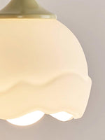 Milk White Floral Wall Lamp - Lamp Outdoor
