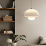 Milk White Layer Pendant Lamp - Lamp Outdoor