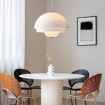 Milk White Layer Pendant Lamp - Lamp Outdoor