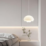 Milk White Layer Pendant Lamp - Lamp Outdoor
