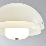 Milk White Layer Pendant Lamp - Lamp Outdoor