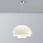 Milk White Layer Pendant Lamp - Lamp Outdoor