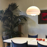 Milk White Layer Pendant Lamp - Lamp Outdoor