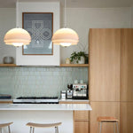 Milk White Layer Pendant Lamp - Lamp Outdoor