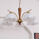 Daisy Vintage Glass Chandelier - Lamp Outdoor
