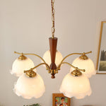 Daisy Vintage Glass Chandelier - Lamp Outdoor