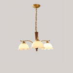 Daisy Vintage Glass Chandelier - Lamp Outdoor