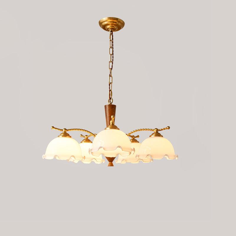 Daisy Vintage Glass Chandelier - Lamp Outdoor