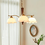 Daisy Vintage Glass Chandelier - Lamp Outdoor