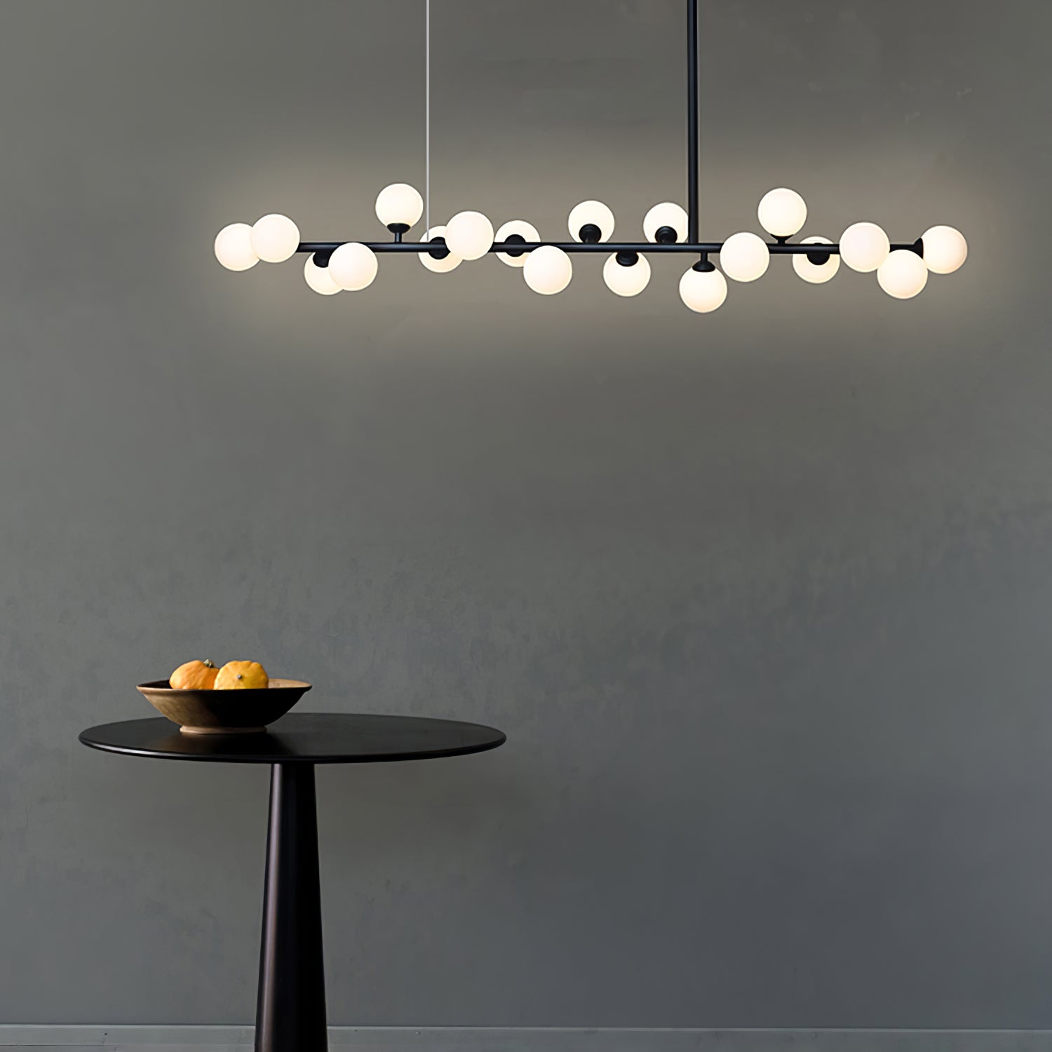 Lumiray Black Linear Globe Pendant Light - Lamp Outdoor