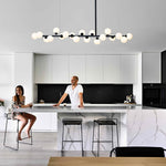 Lumiray Black Linear Globe Pendant Light - Lamp Outdoor