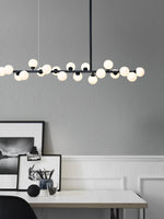 Lumiray Black Linear Globe Pendant Light - Lamp Outdoor