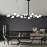 Lumiray Black Linear Globe Pendant Light - Lamp Outdoor