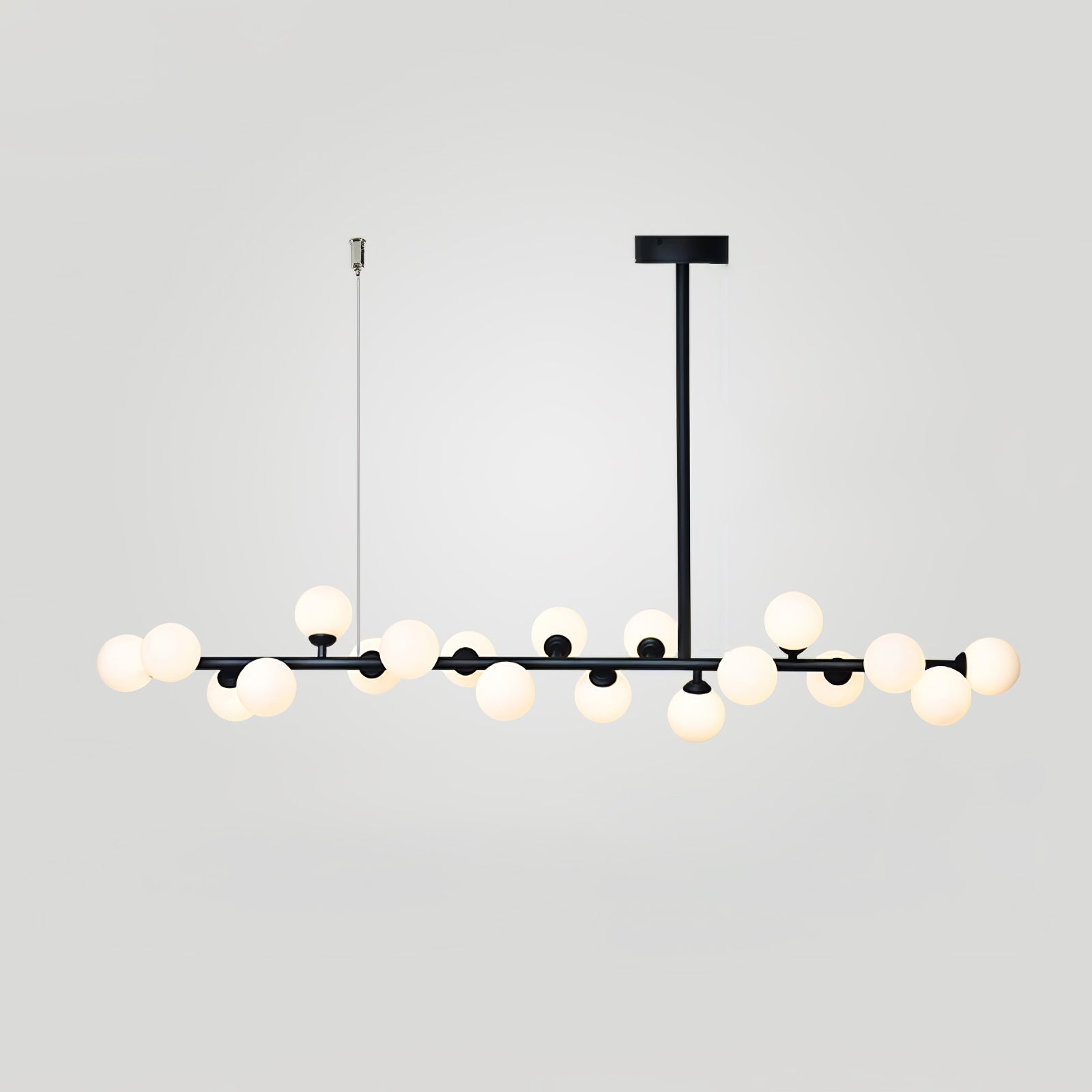 Lumiray Black Linear Globe Pendant Light - Lamp Outdoor