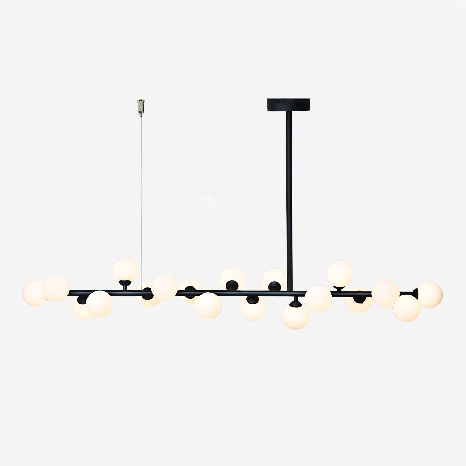 Lumiray Black Linear Globe Pendant Light - Lamp Outdoor