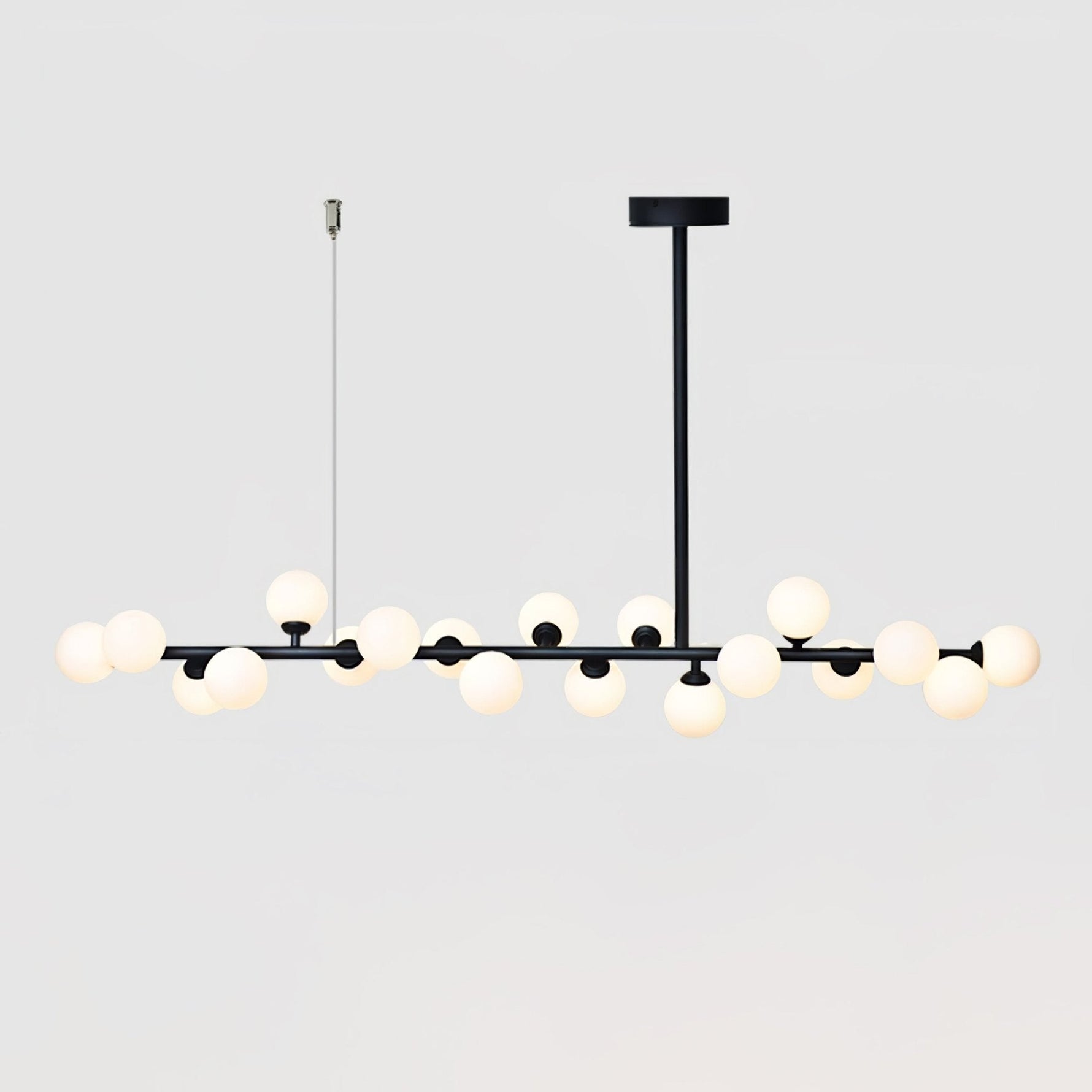 Lumiray Black Linear Globe Pendant Light - Lamp Outdoor