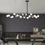 Lumiray Black Linear Globe Pendant Light - Lamp Outdoor