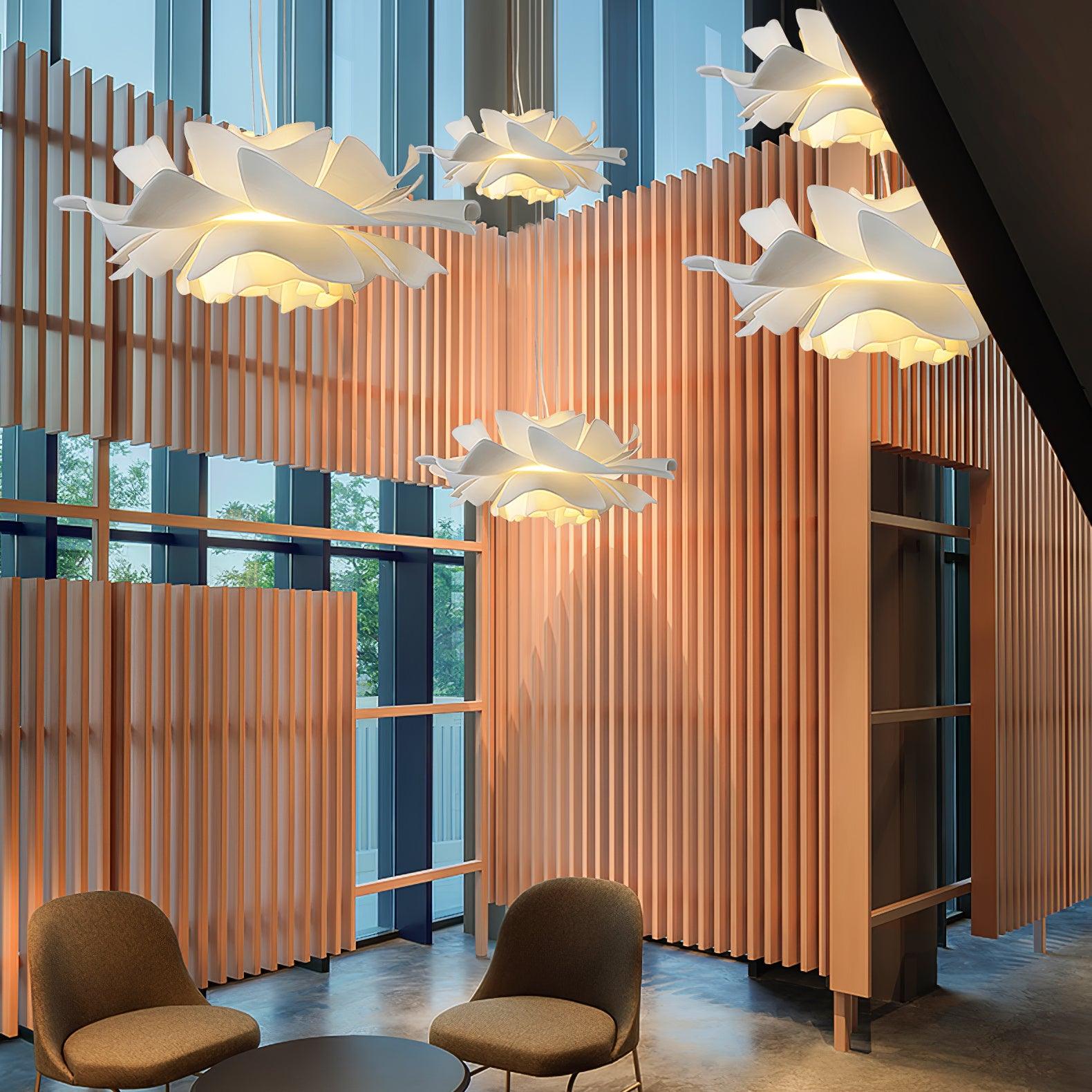 Lotus Flower Pendant Lamp - Lamp Outdoor