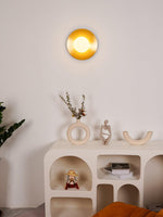 Round Glass Art Wall Lamp - Lamp Outdoor