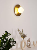 Round Glass Art Wall Lamp - Lamp Outdoor