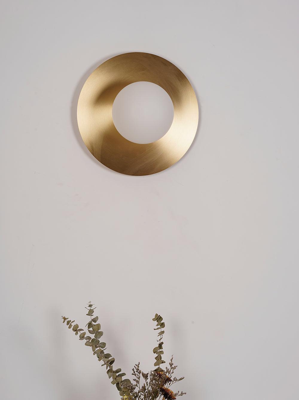 Round Glass Art Wall Lamp - Lamp Outdoor