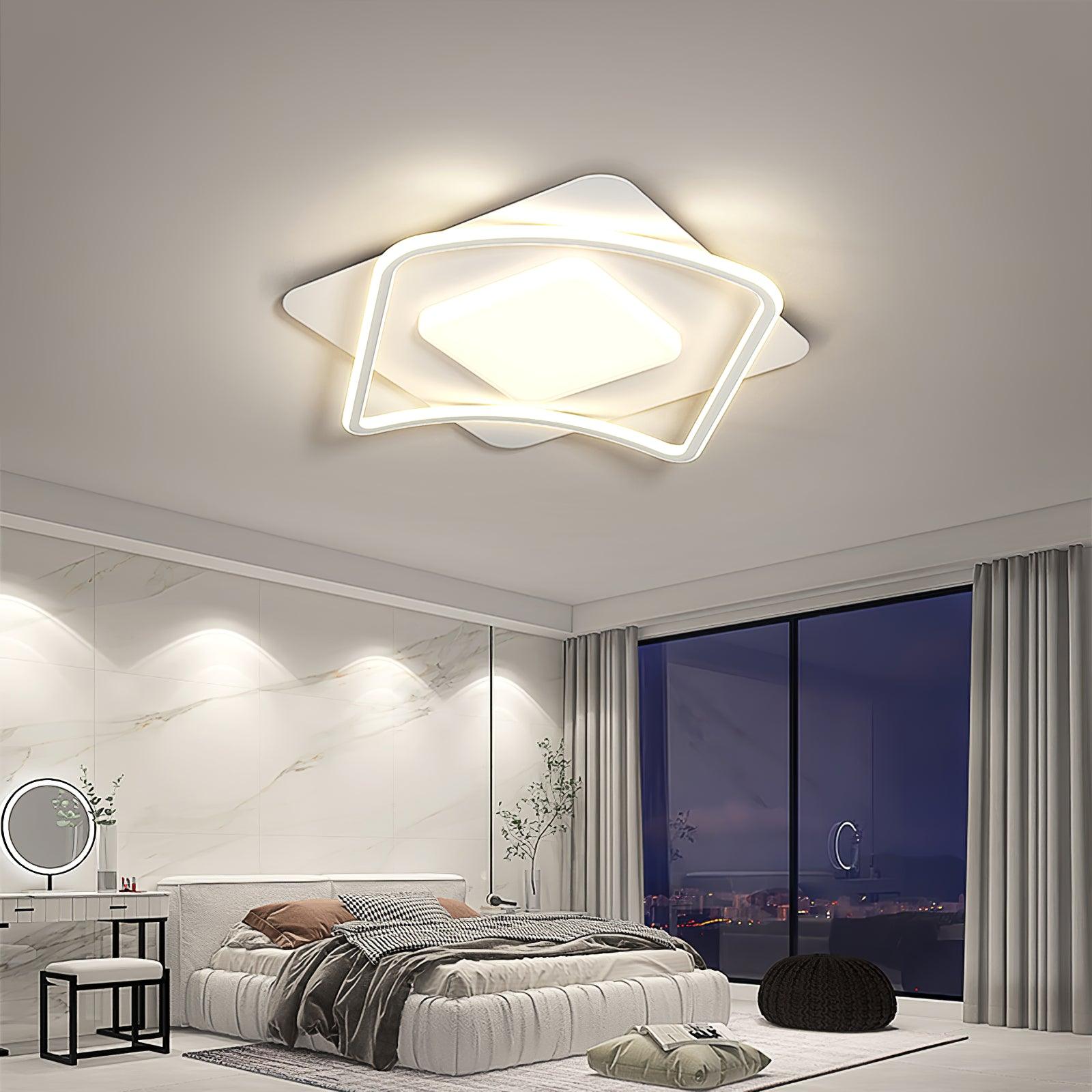 Minimalist Geometry LED Ceiling Light - Lamp Outdoor