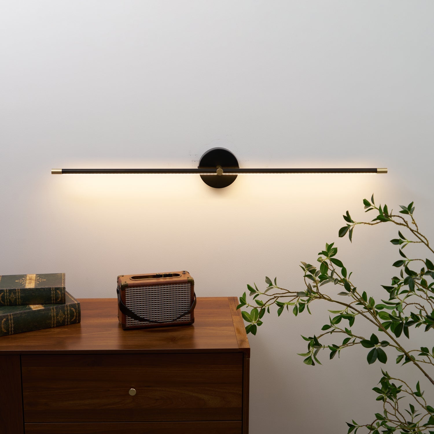 Wall Lamp Minimalist Linear Rod Double End Accent Modern Style - Lamp Outdoor