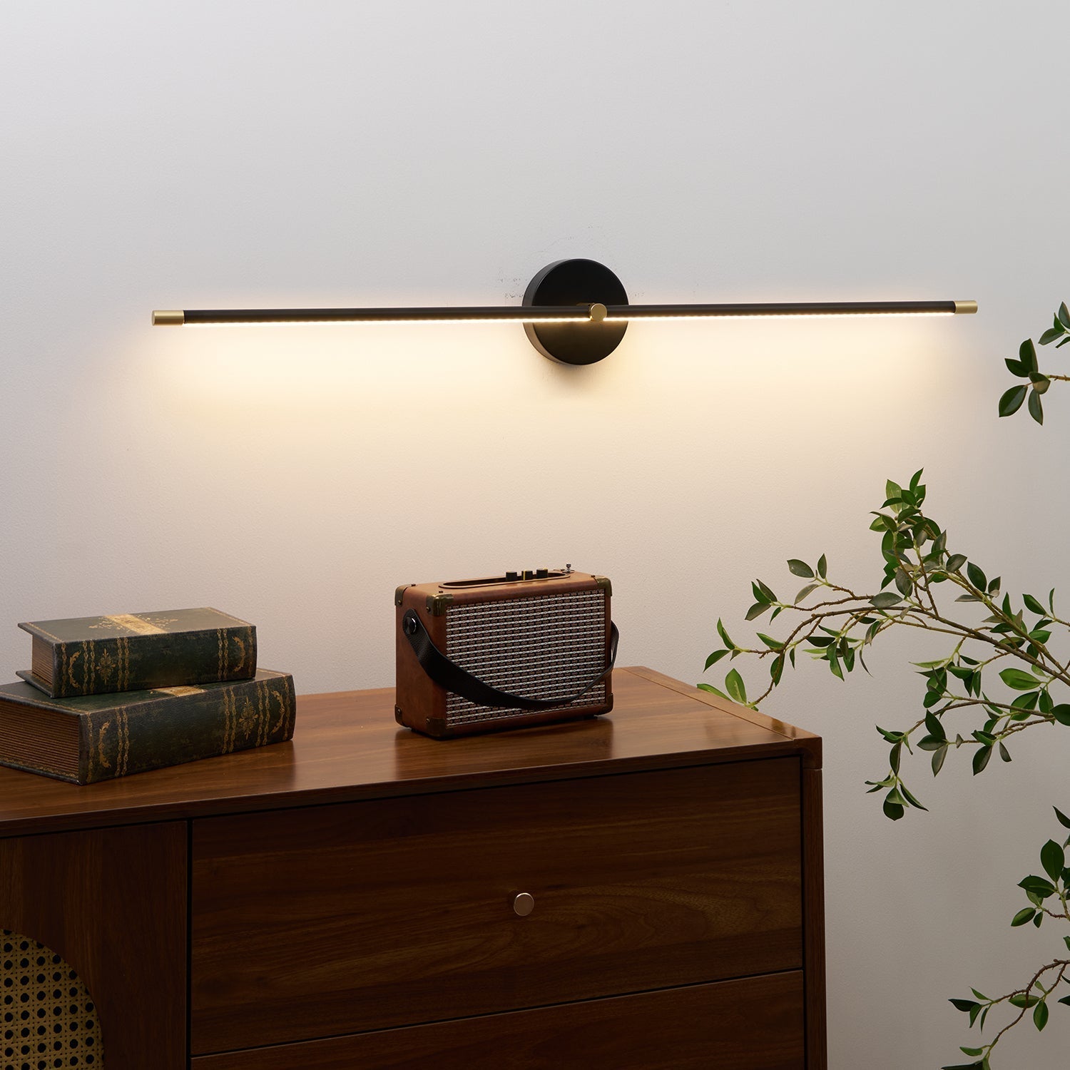 Wall Lamp Minimalist Linear Rod Double End Accent Modern Style - Lamp Outdoor
