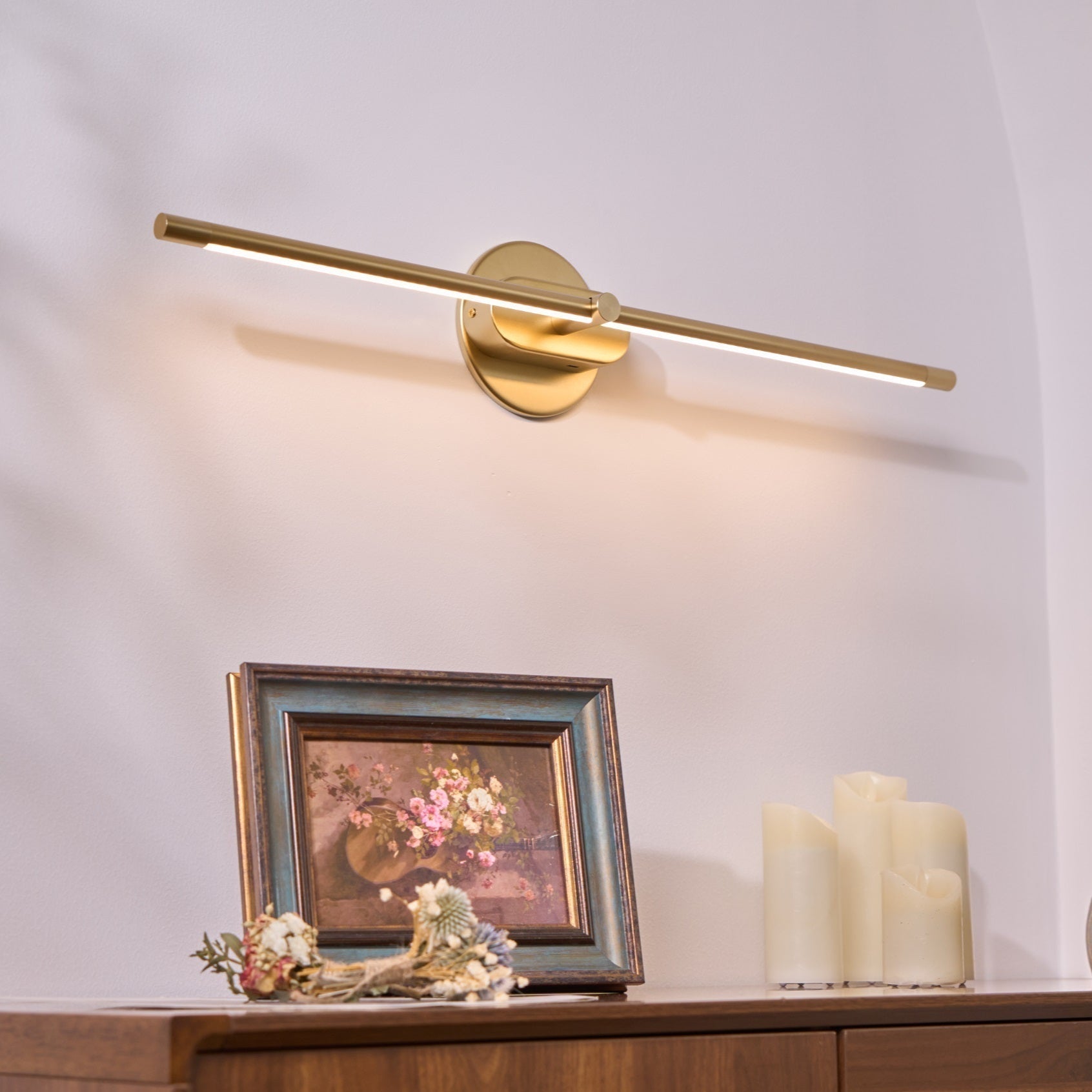 Flano Minimalist Linear Rechargeable Wall Lamp - Lamp Outdoor