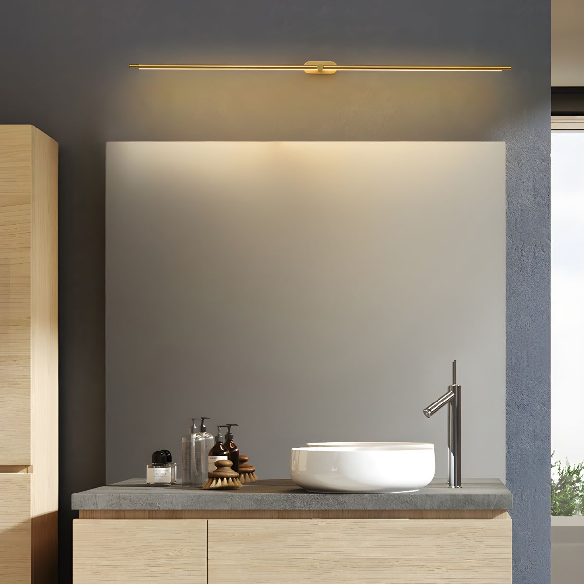 Flano Minimalist Linear Rechargeable Wall Lamp - Lamp Outdoor