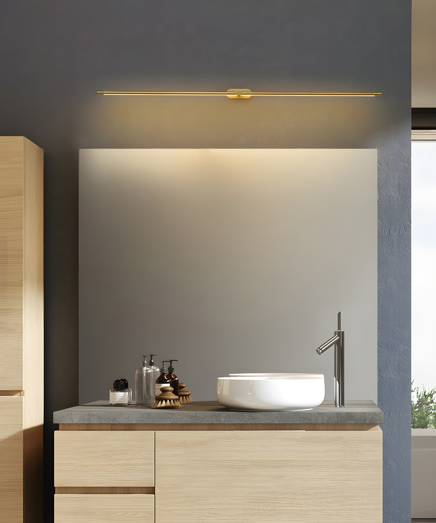 Flano Minimalist Linear Rechargeable Wall Lamp - Lamp Outdoor