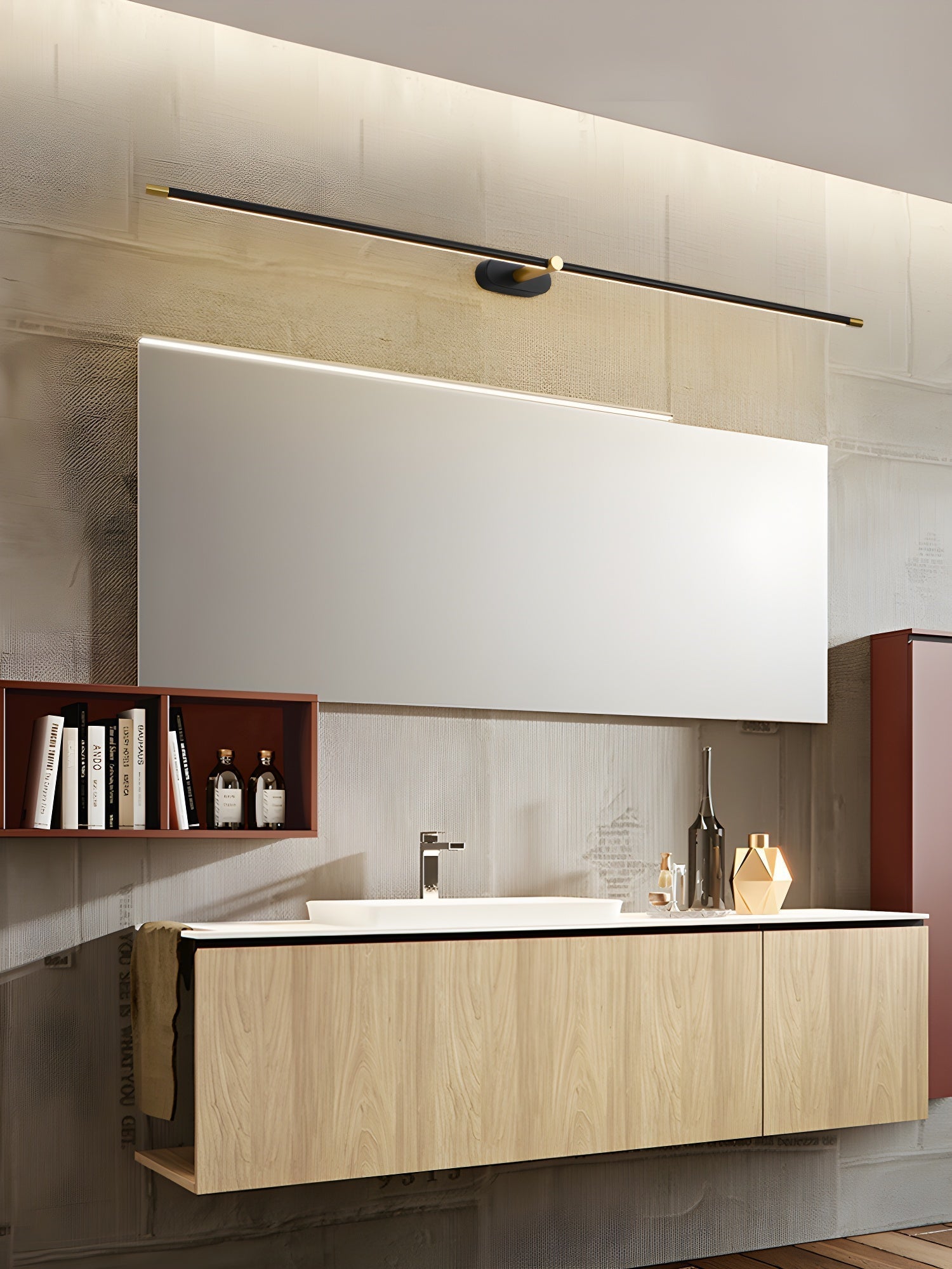 Flano Minimalist Linear Rechargeable Wall Lamp - Lamp Outdoor