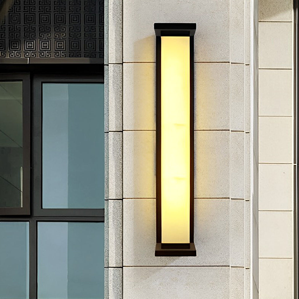 Strip Minimalist Waterproof Stainless Steel Modern Outdoor Wall Lights - Lamp Outdoor
