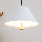 Solara Pendant Lamp Bell Glass Brass Minimalist - Letslighting