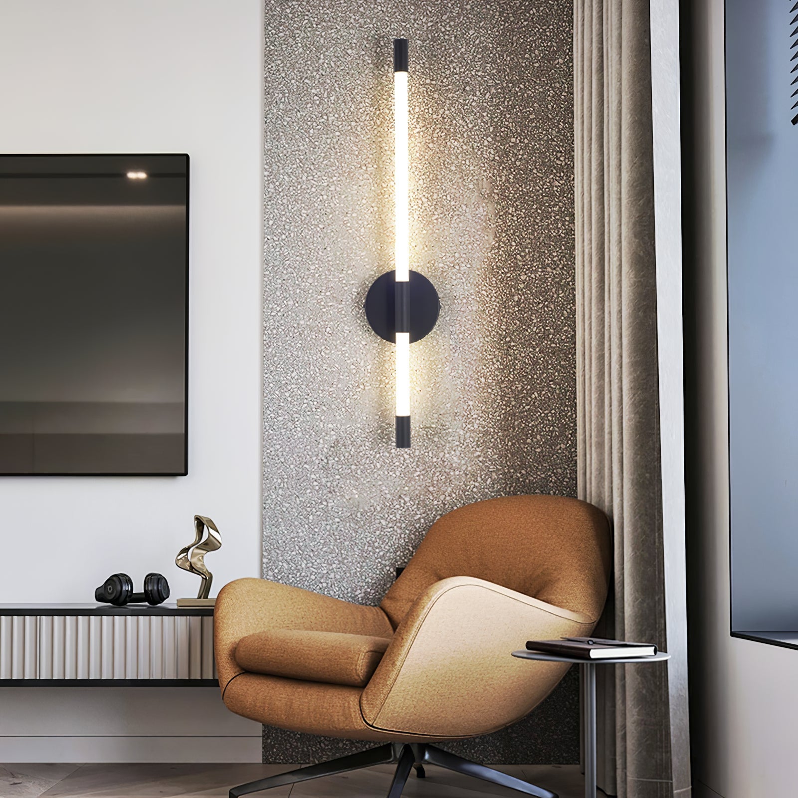 Minimalist Vertical Wall Sconce - Lamp Outdoor
